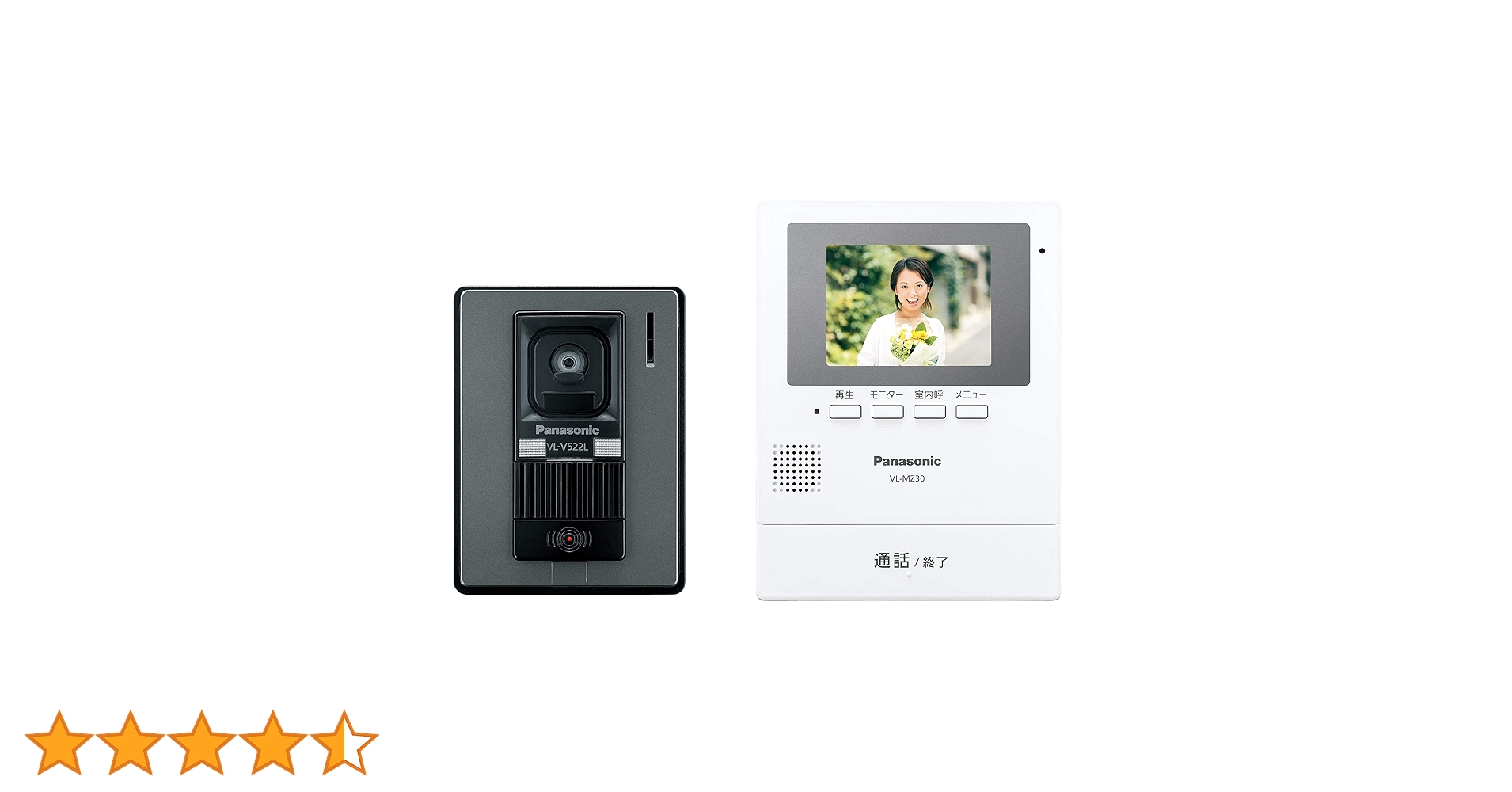 新品未使用　パナソニック　テレビドアホン　子機のみ　VL V522L S Panasonic 【VL-V522L-S】パナソニック ドアホン カメラ付玄関子